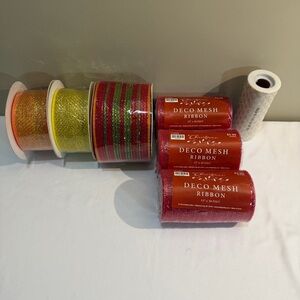 Lot of Deco Mesh Ribbon All New in Package